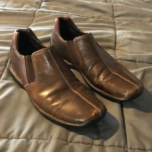 Cole Haan Size 10M Brown Leather Dress Shoes